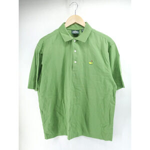 MASTERS Medium Green Clubhouse Collection Polo Shirt Golf